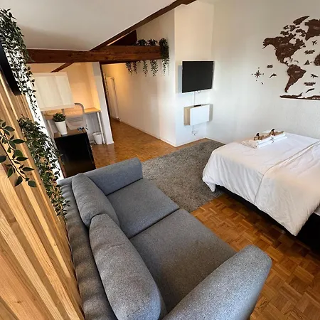 Cosy Attic Flat Center Lägenhet *