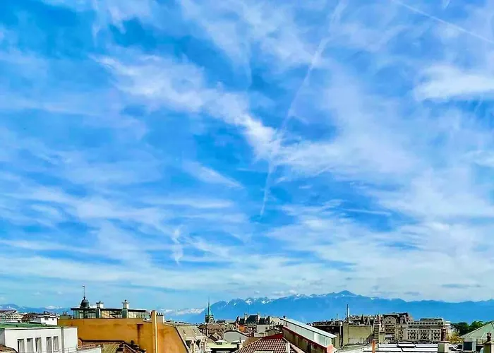 Cosy Attic Flat Center 洛桑