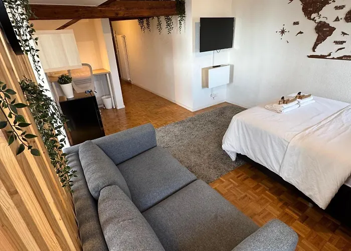 Cosy Attic Flat Center 公寓 *